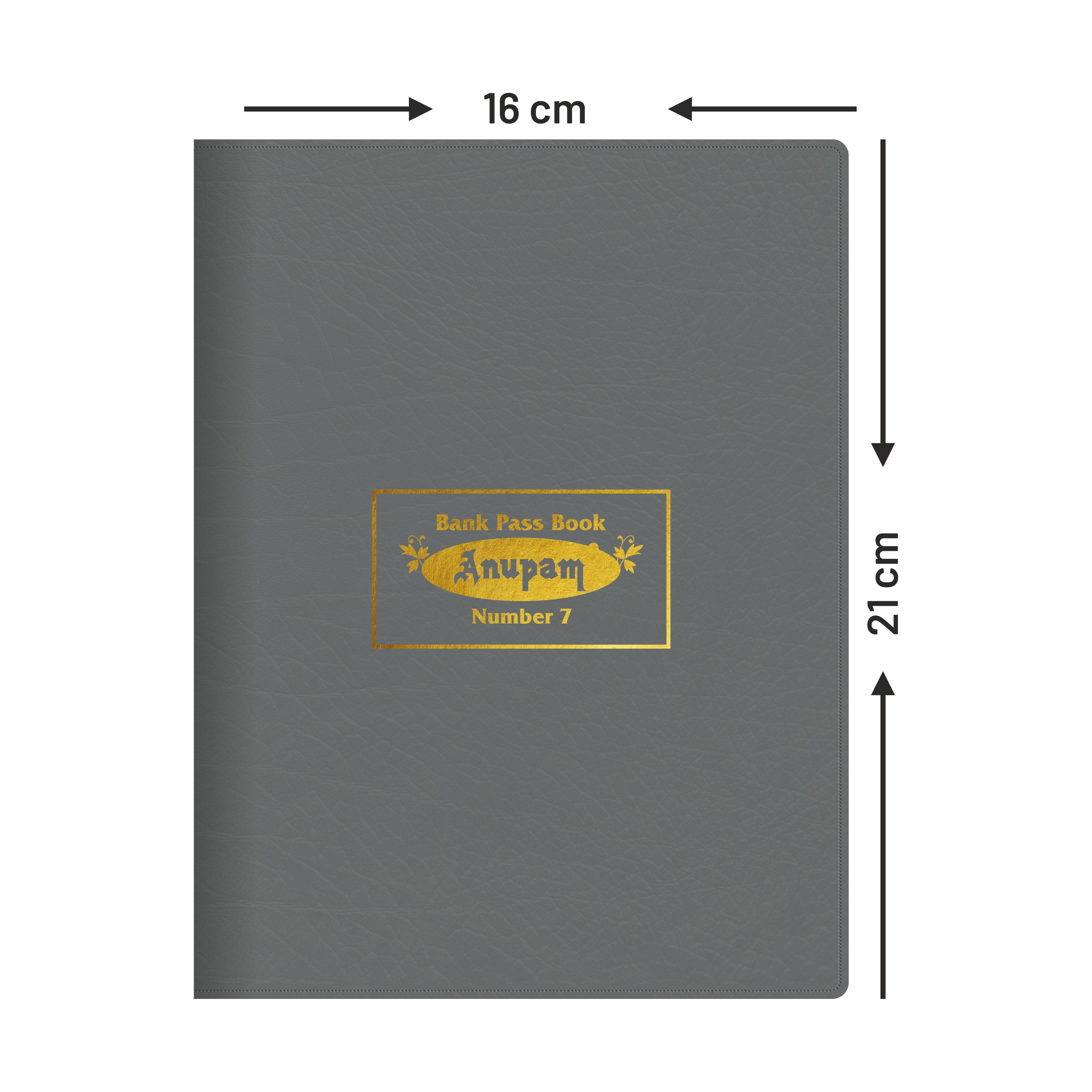 Anupam Bank pass book -premium robust material-hardbound and PVC variants- 80 GSM